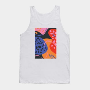 Colorful Retro Abstract Shapes 3 Tank Top